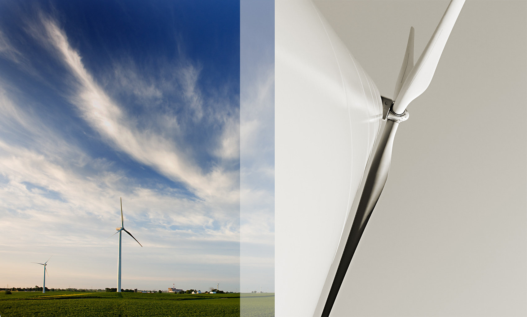 Wind energy farm turbine details in Minnesota.  by Scott Dobry Pictures photographer in Omaha, Nebraska