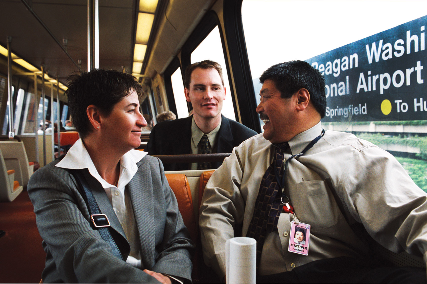 D.C. commuters on public transportation near pentagon  by Scott Dobry Pictures photographer in Omaha, Nebraska