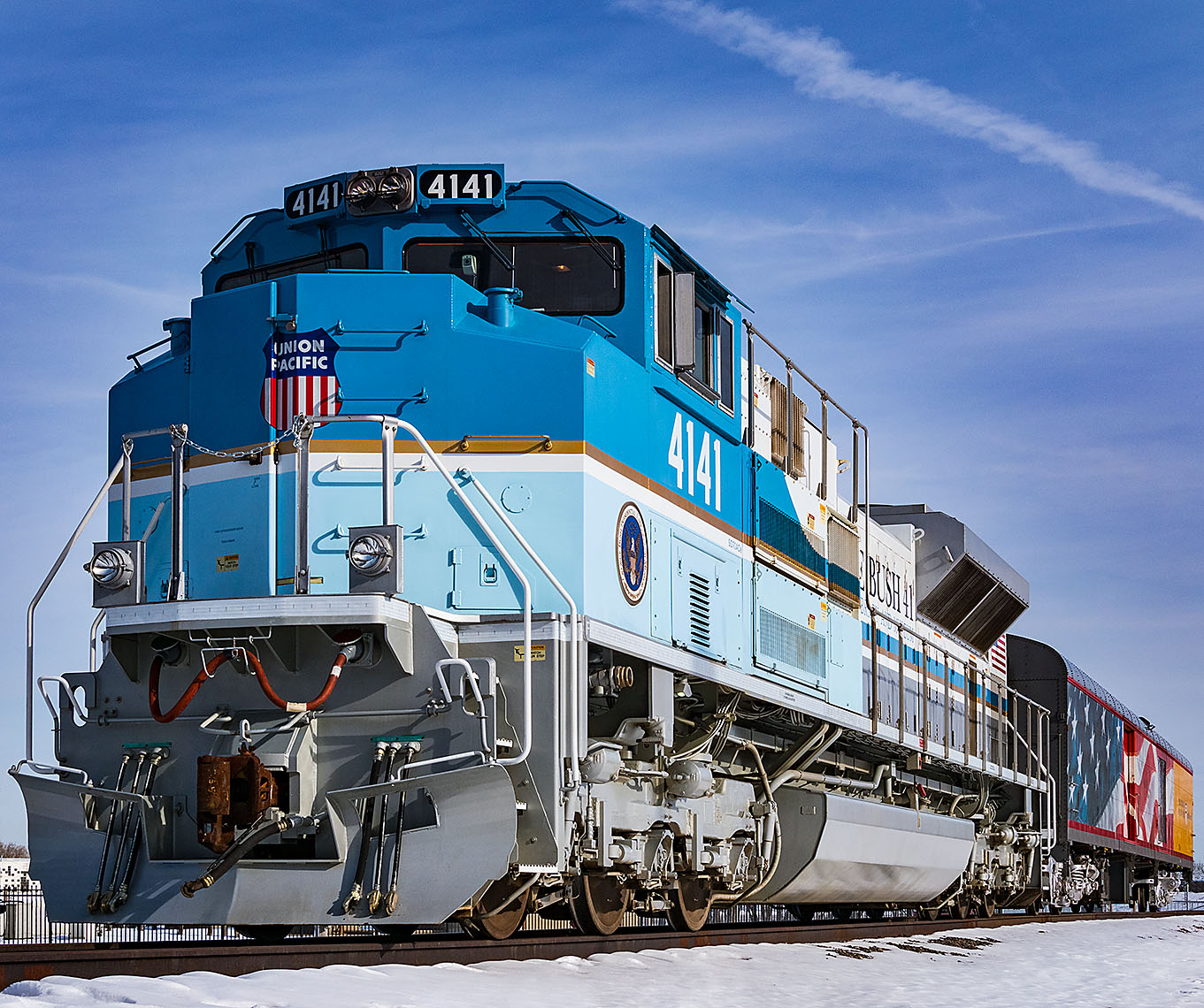 UPRR #4141 Bush Locomotive  by Scott Dobry Pictures photographer in Omaha, Nebraska