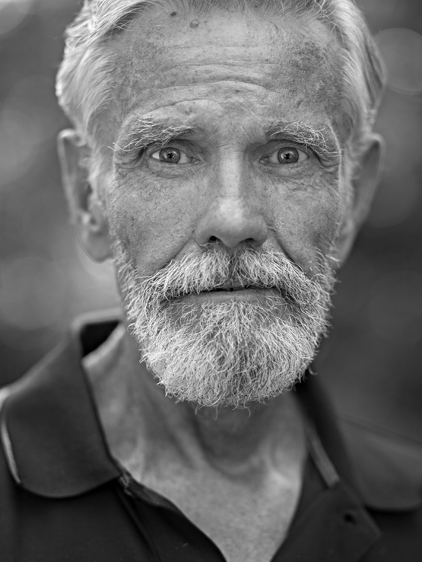 Al Minler, non-Hodgkin lymphoma & tonsil cancer survivor  by Scott Dobry Pictures photographer in Omaha, Nebraska